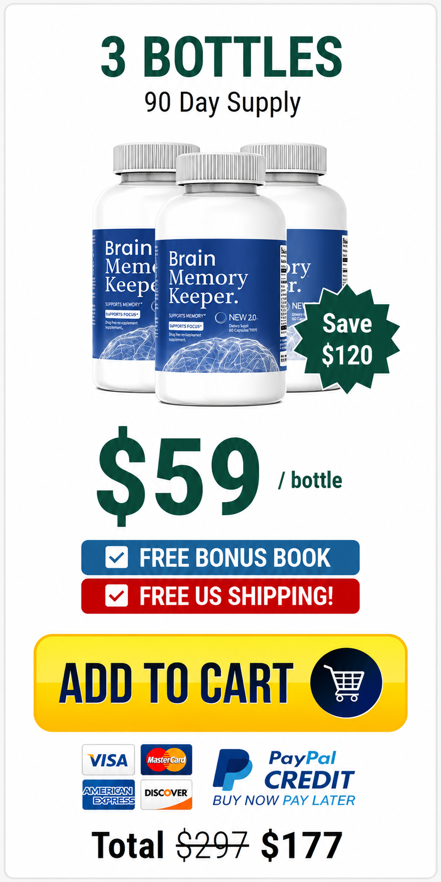 BrainMemoryKeeper official price and discount offer